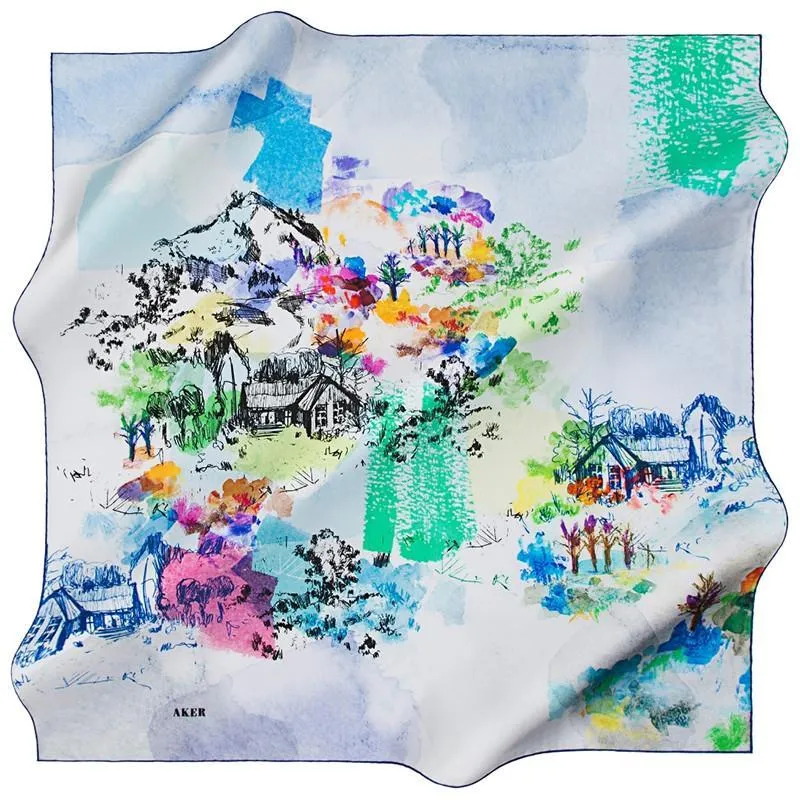 Aker Sabina Silk Scarves: Fashion Scarves for the Fashionista