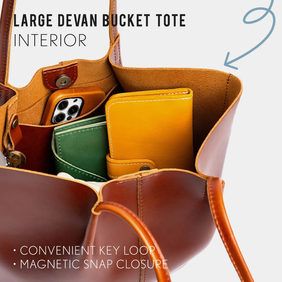 'Almost Perfect' Devan Bucket Tote