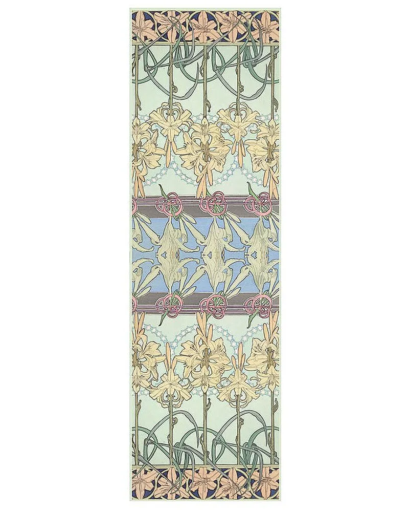 Alphonse Mucha Lily Silk Chiffon Scarf