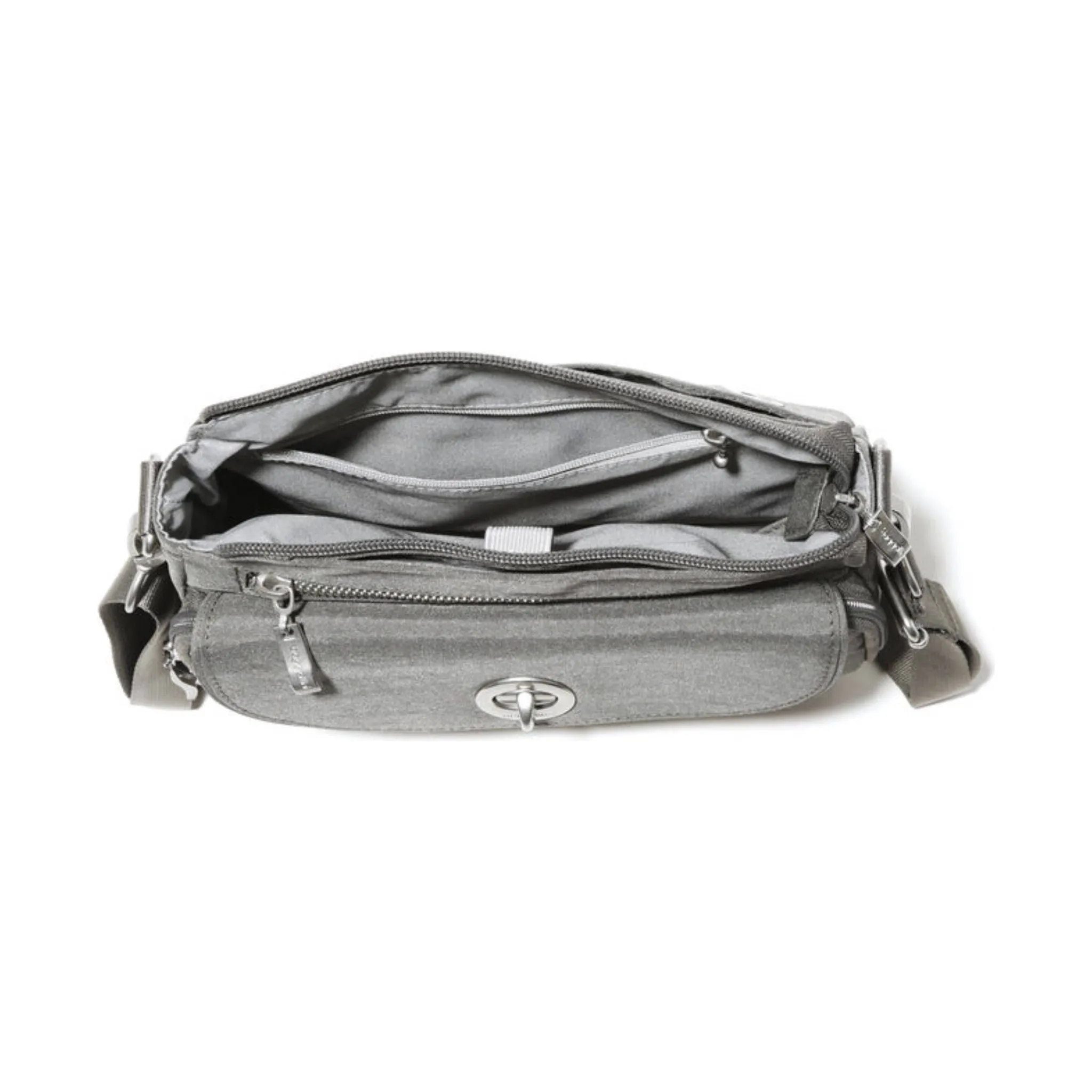 Baggallini Calais Crossbody Bag - Sterling Shimmer