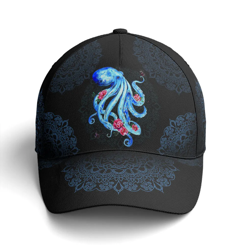 Baseball Cap For Octopus Lovers Vector Style Art Mandala Coolspod