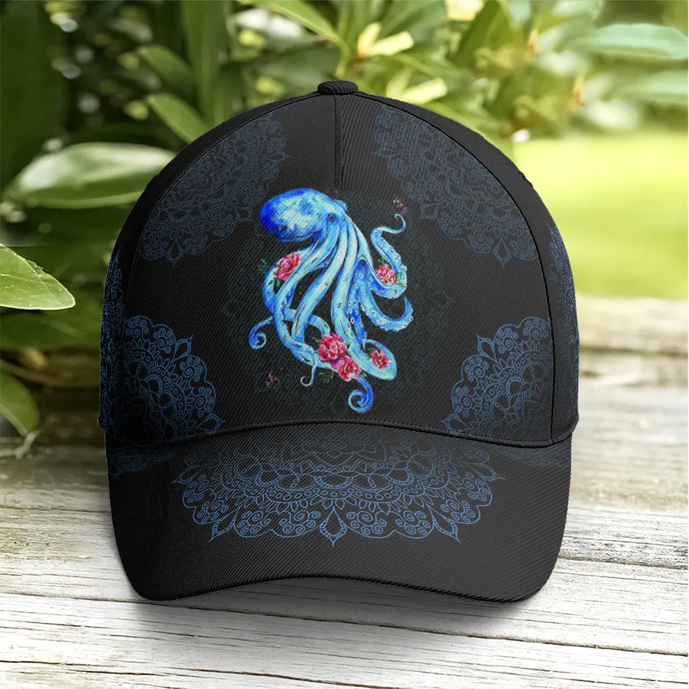 Baseball Cap For Octopus Lovers Vector Style Art Mandala Coolspod