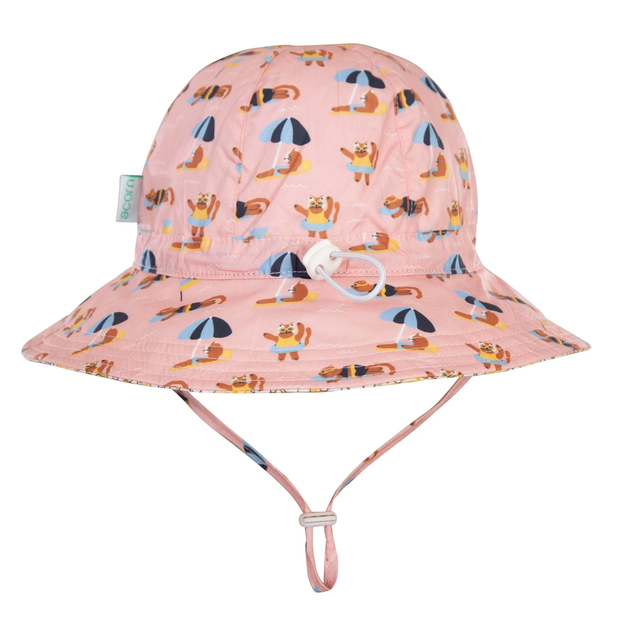 Beach Cats Wide Brim Sunhat