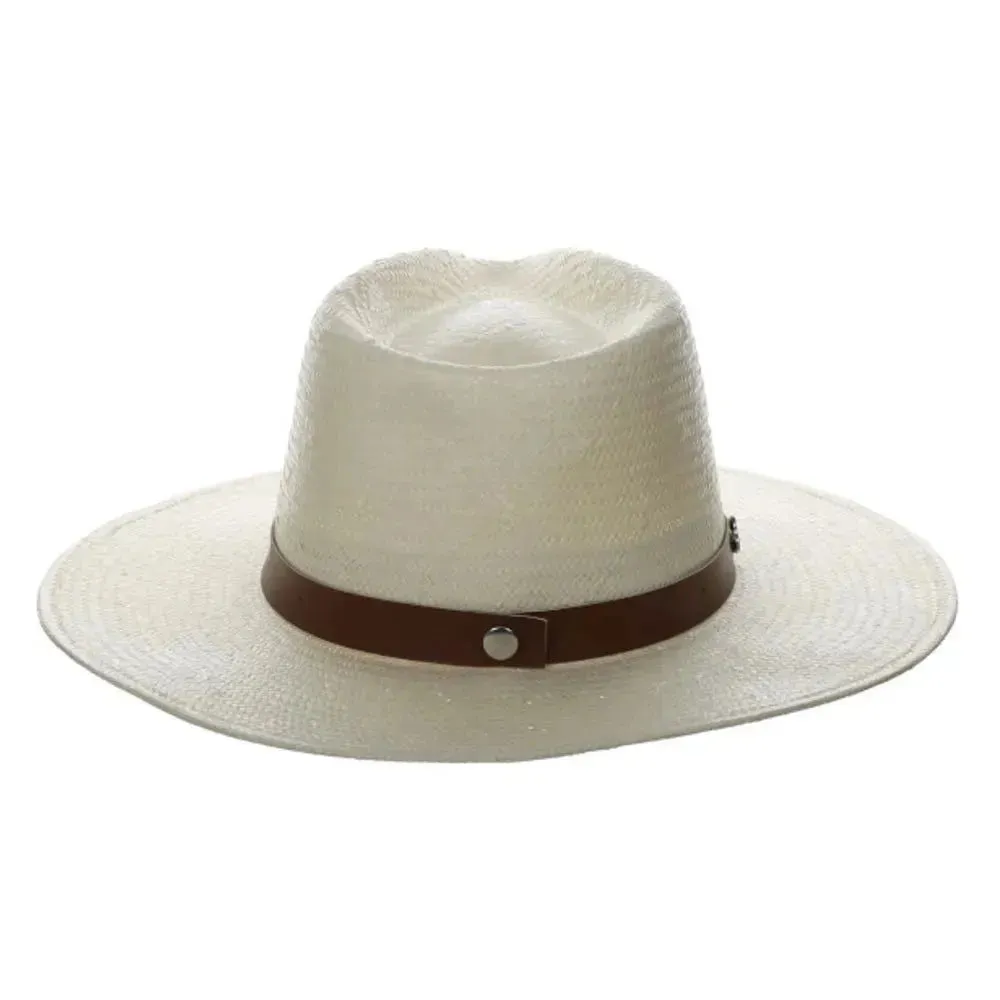 Biltmore She - Wide Brim Toyo Straw Fedora Hat