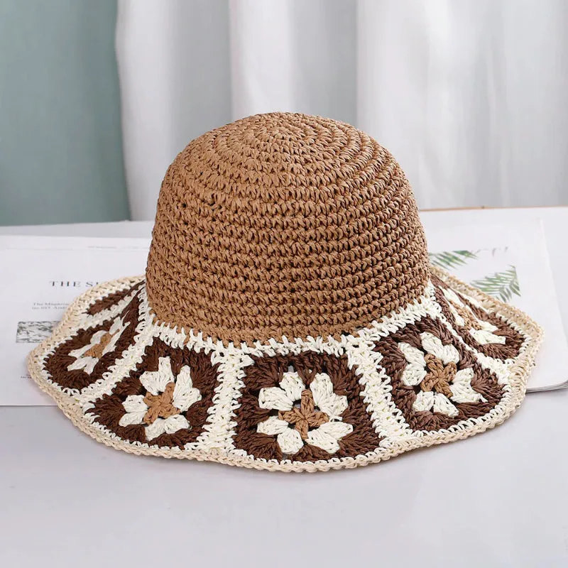 Boho Vibes Handmade Colorful Crochet Summer Bucket Hats