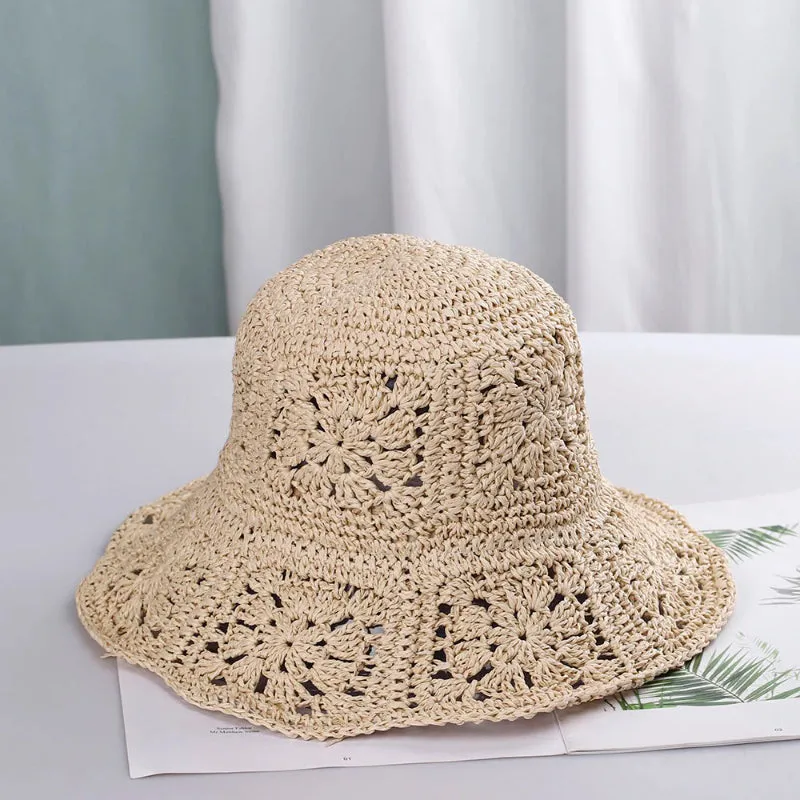 Boho Vibes Handmade Colorful Crochet Summer Bucket Hats