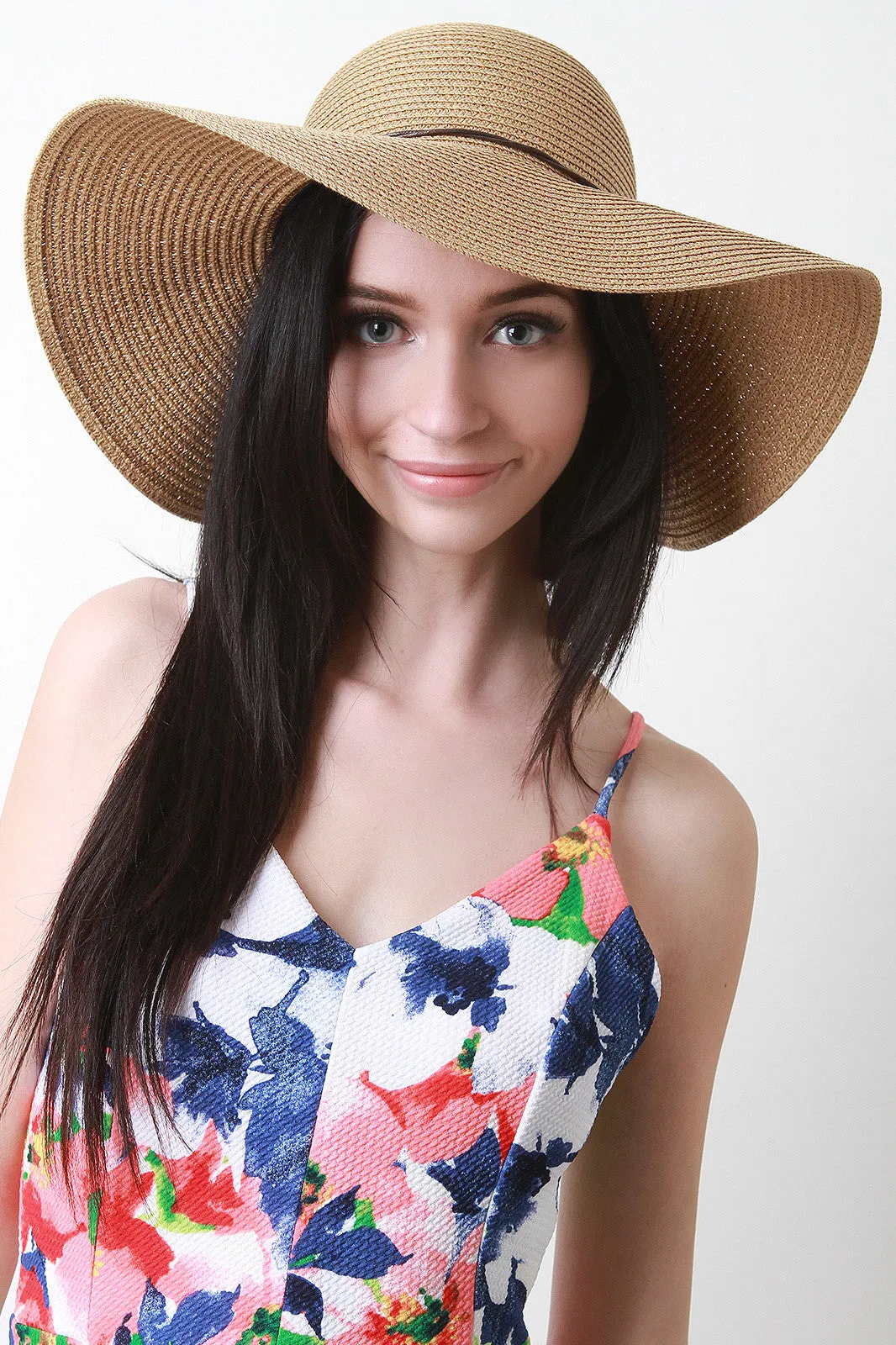 Breezy Straw Floppy Hat