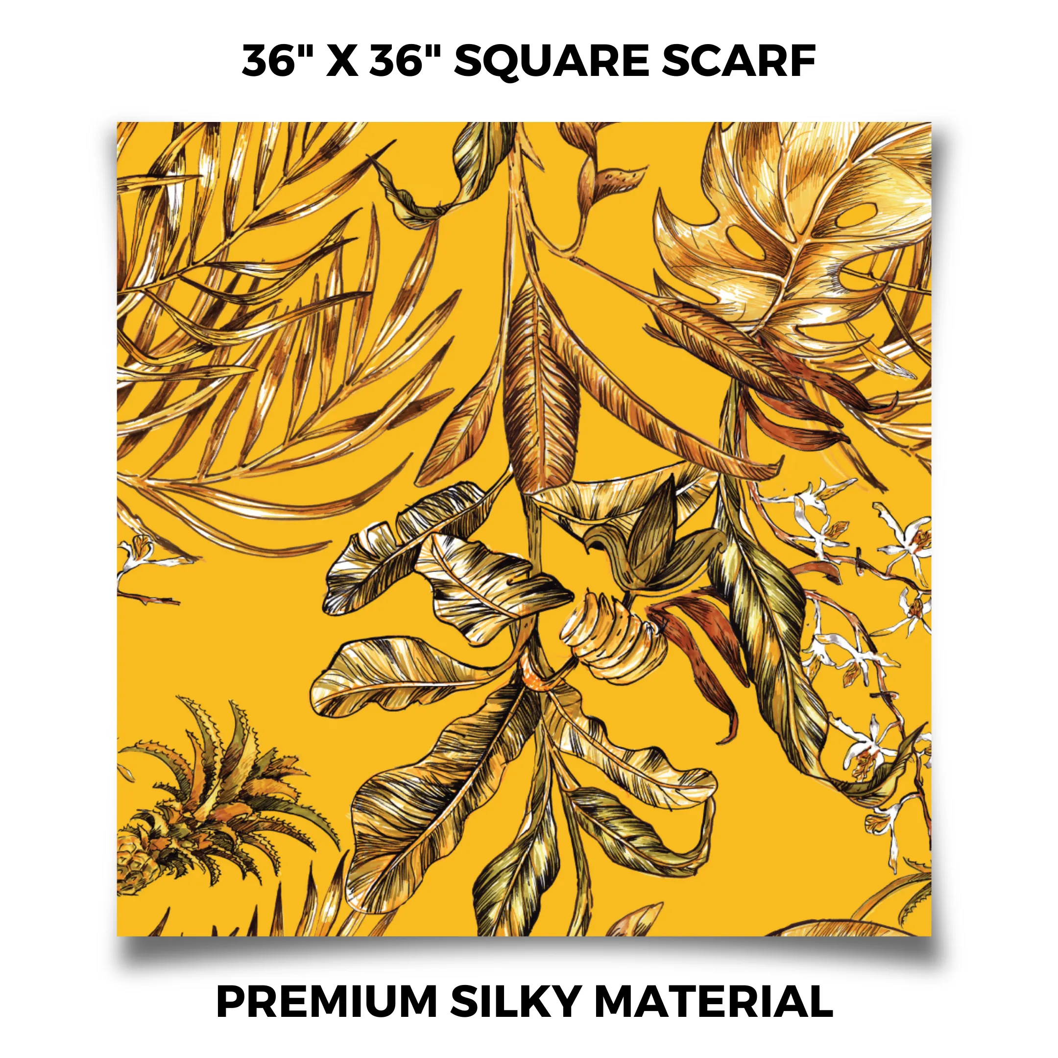 Broadus Collection Scarf by Shante & Snoop Dogg, Golden Tropics