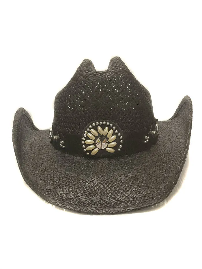 Bullhide ITCHYGOONIE 2223BL Fashion Western Straw Hat Black