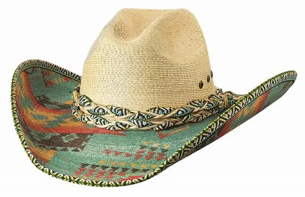 Bullhide Palm Leaf Straw Western Hat - Jeopardy