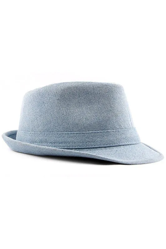 CASUAL DENIM RETRO STYLE FEDORA