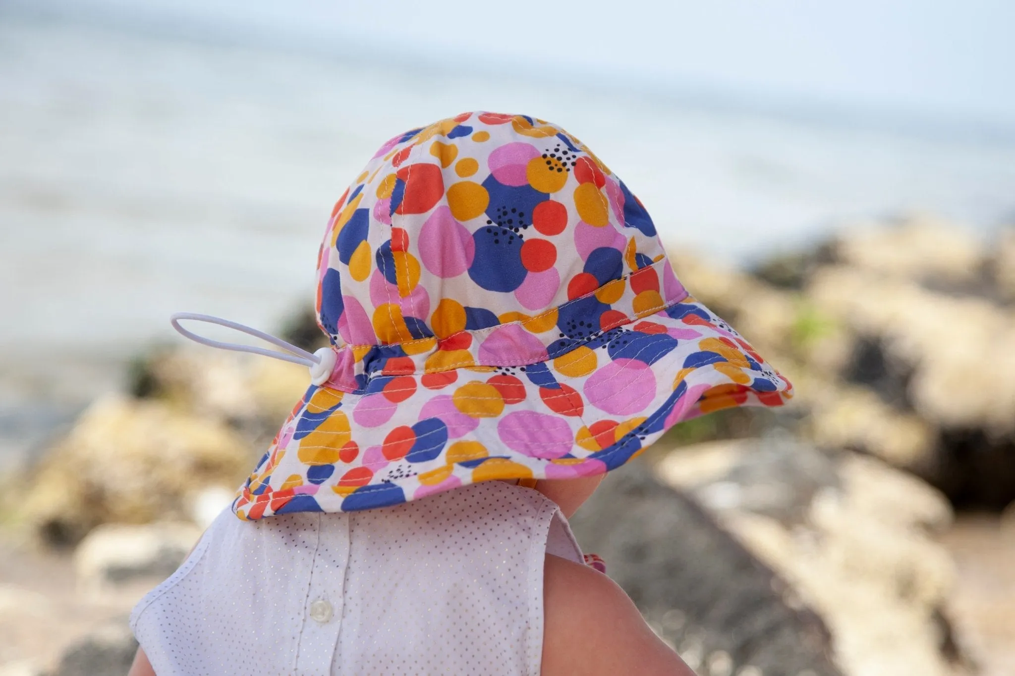 Confetti Wide Brim Infant Sunhat