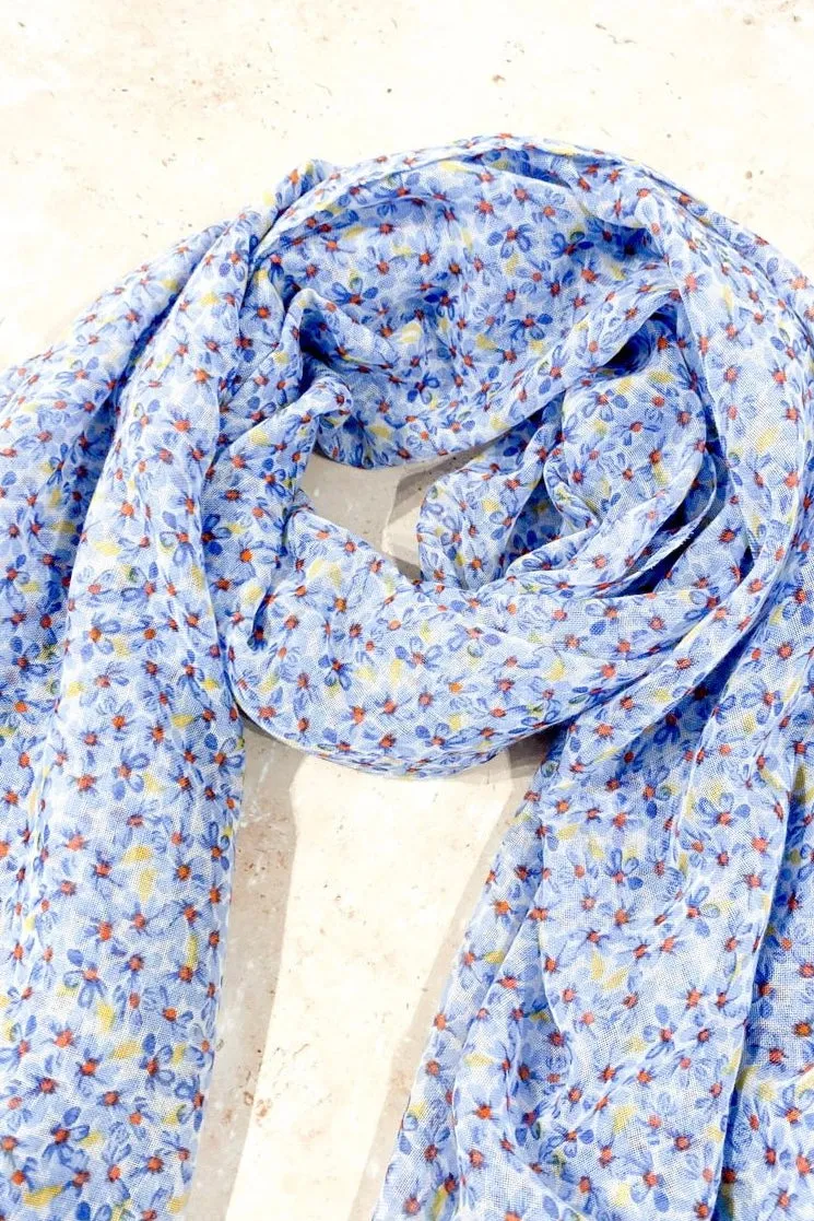 DITSY FLORAL PRINT LIGHTWEIGHT SCARF