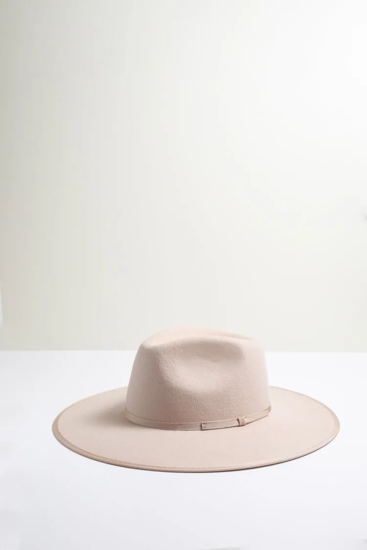 Flea Style Stevie Blush Wide Brim Hat