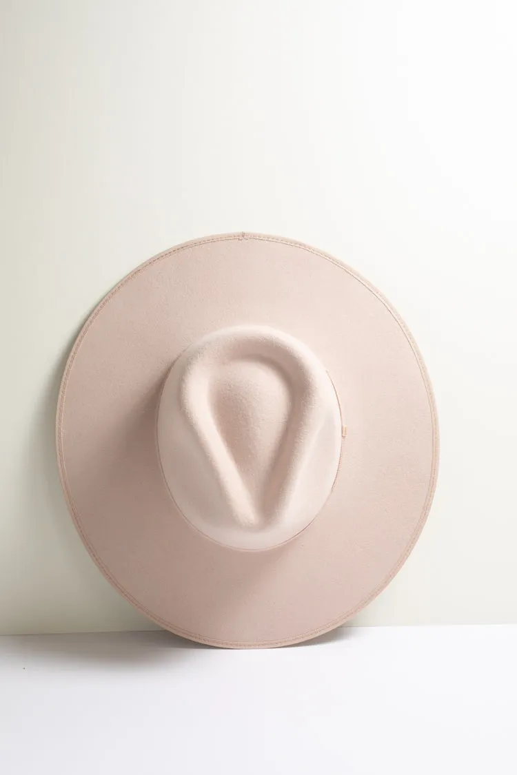 Flea Style Stevie Blush Wide Brim Hat