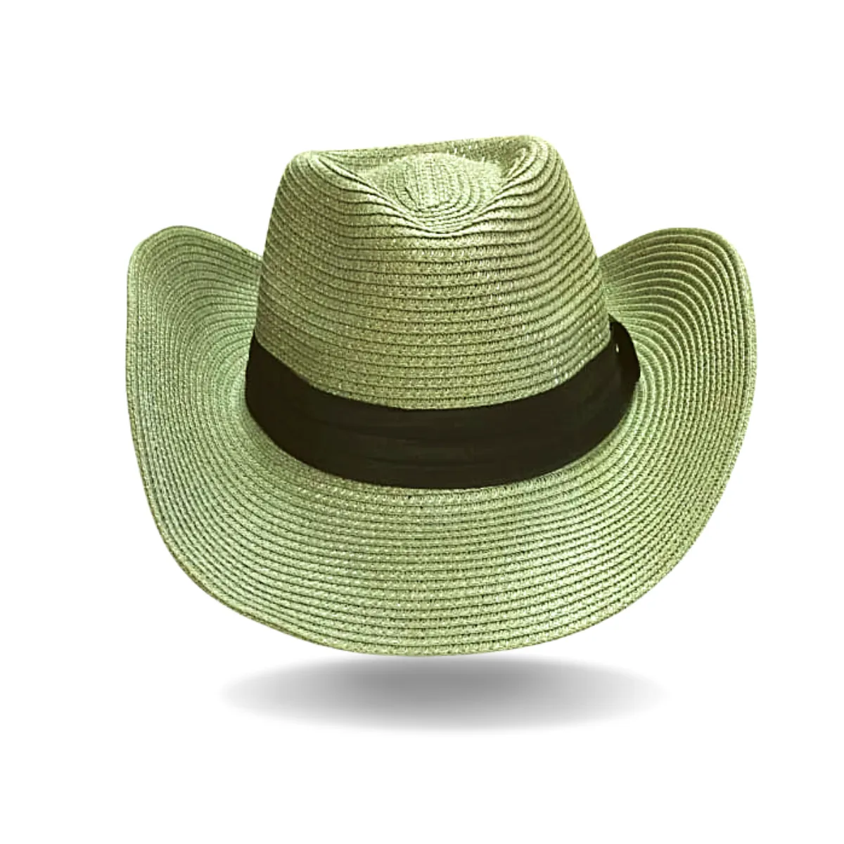 GolfBasic Men's Straw Hat with Band