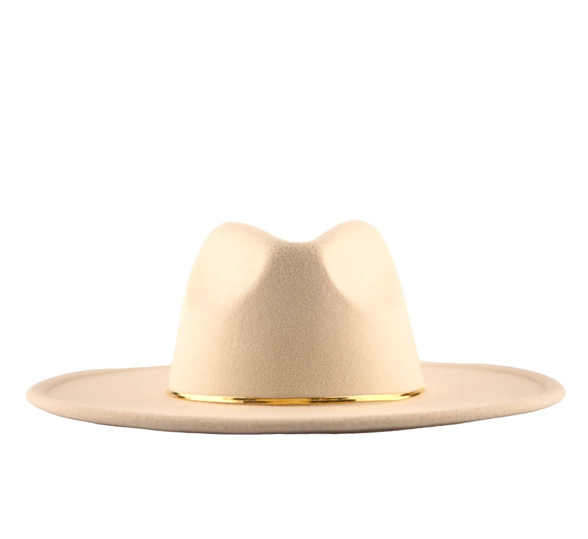 Hendrix Wide Brim Fedora - Off White