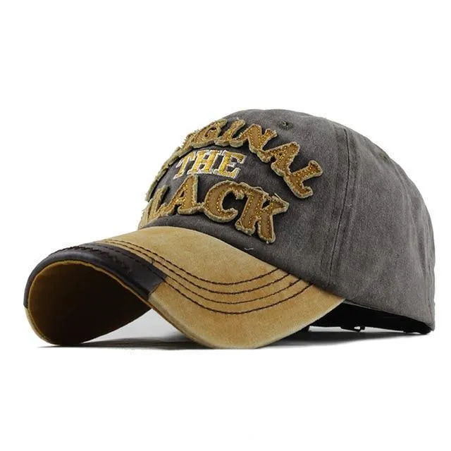 Hot Retro Washed Baseball Cap Fitted Cap Snapback Hat For Men