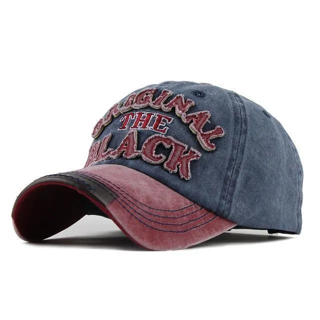 Hot Retro Washed Baseball Cap Fitted Cap Snapback Hat For Men