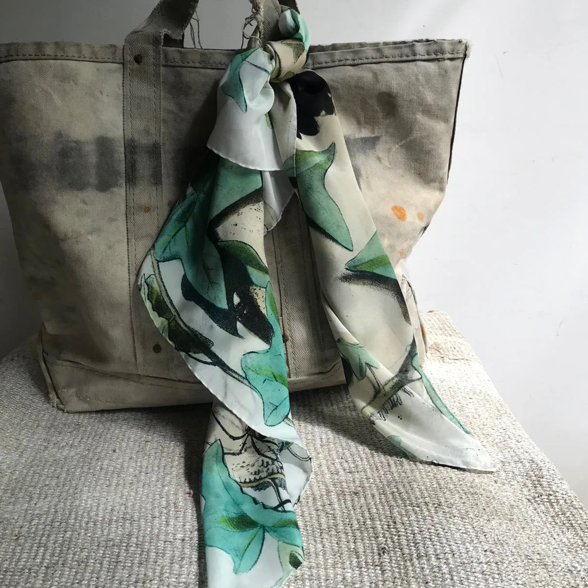 Hummingbird Silk Scarf