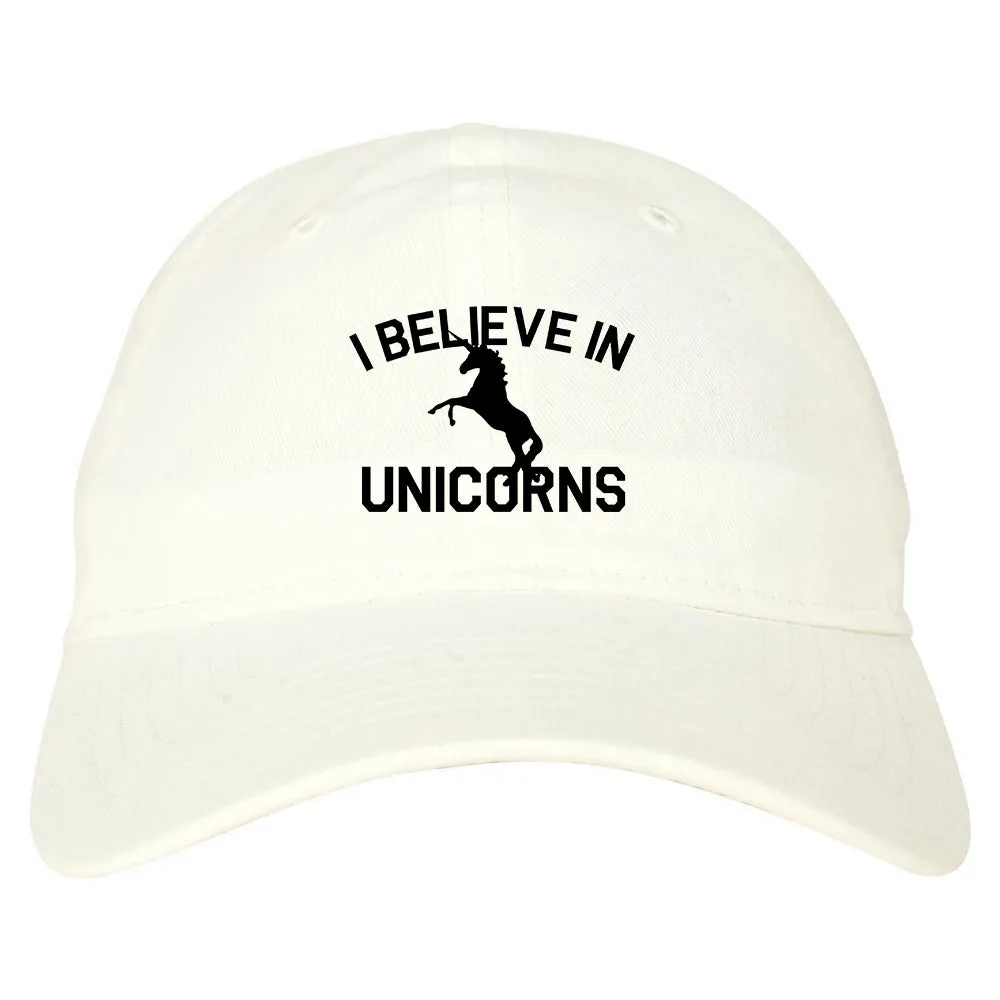 I Believe In Unicorns Mens Dad Hat Baseball Cap