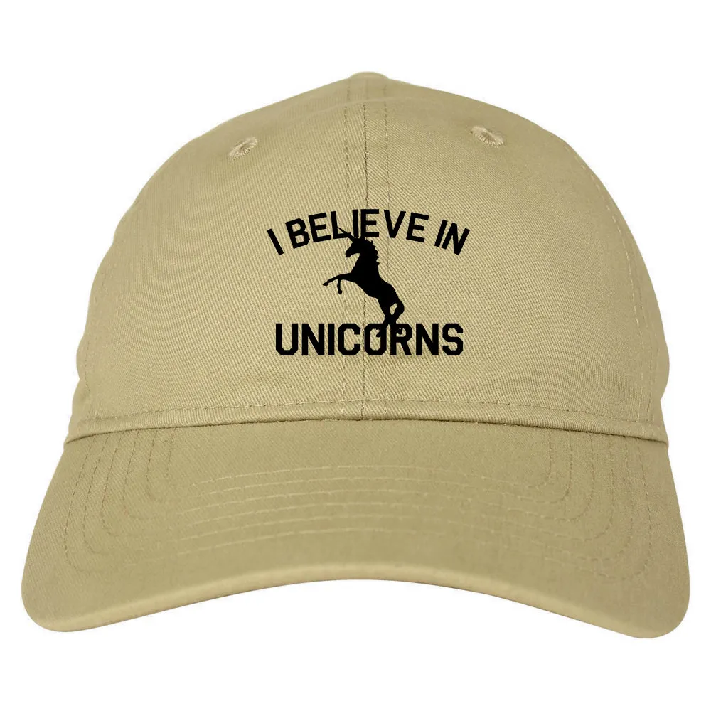 I Believe In Unicorns Mens Dad Hat Baseball Cap