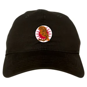 Japanese Tiger Rising Sun Mens Dad Hat Baseball Cap