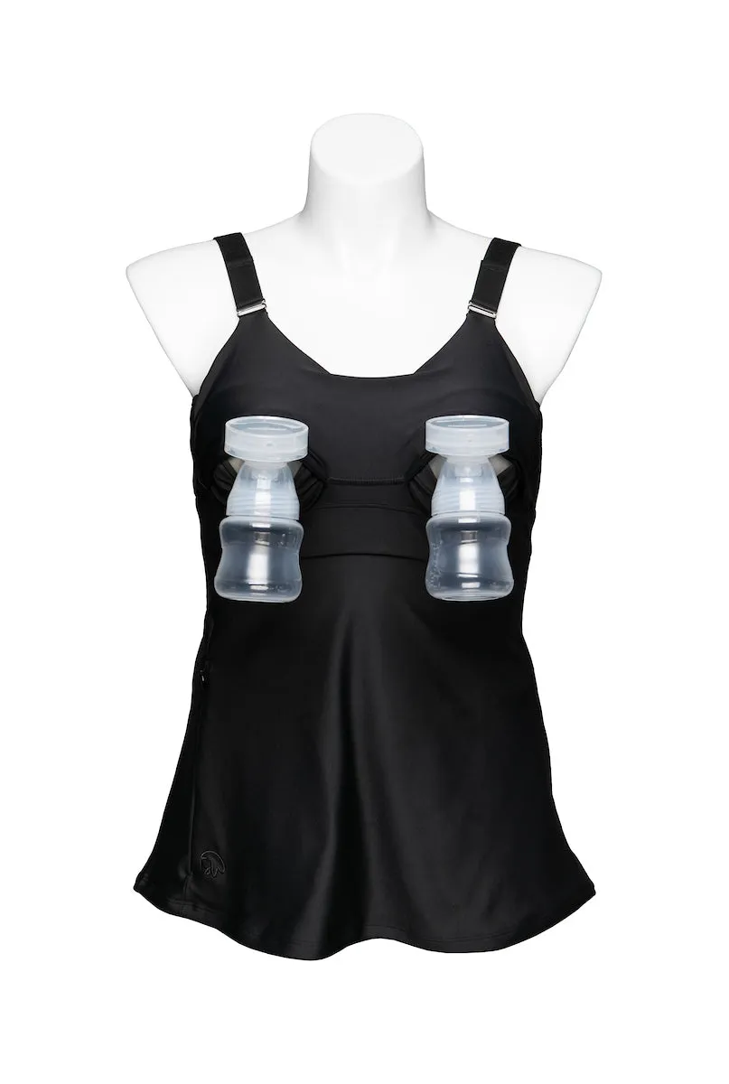 Journey Hands Free Pumping Tank | Black