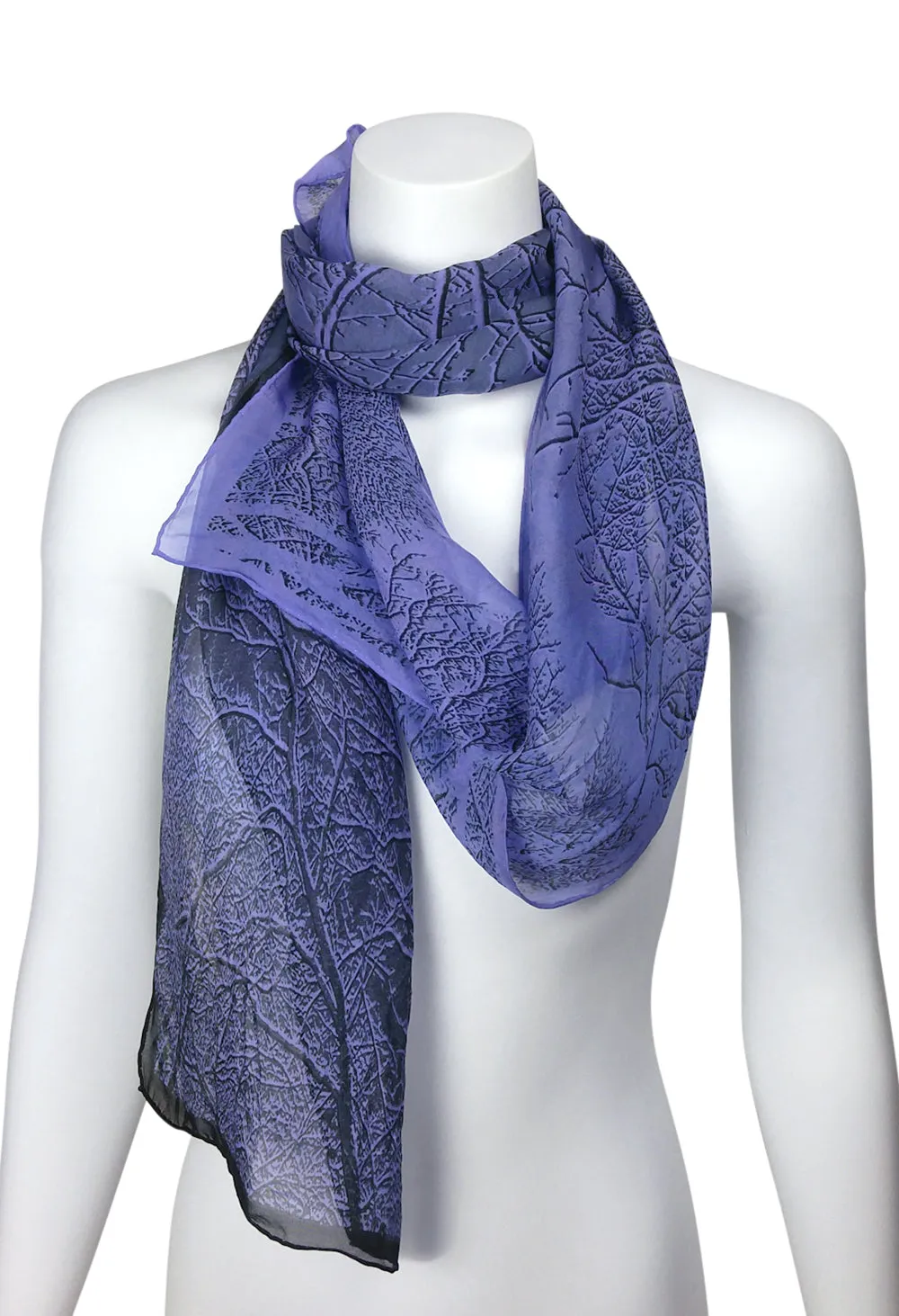 Lace Branches Ombre Silk Scarf, more colours