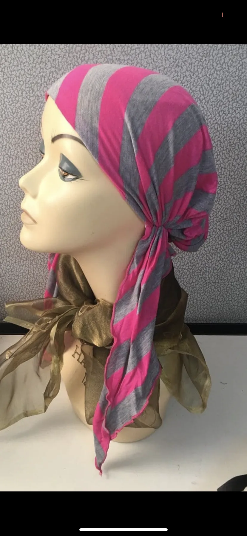 Lightweight Pre Tied Hair Scarf For Women