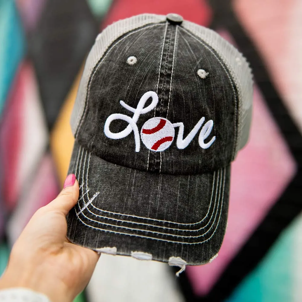 Love Baseball Wholesale Trucker Hats