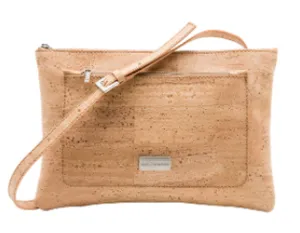 Macy Cork Crossbody  Natural