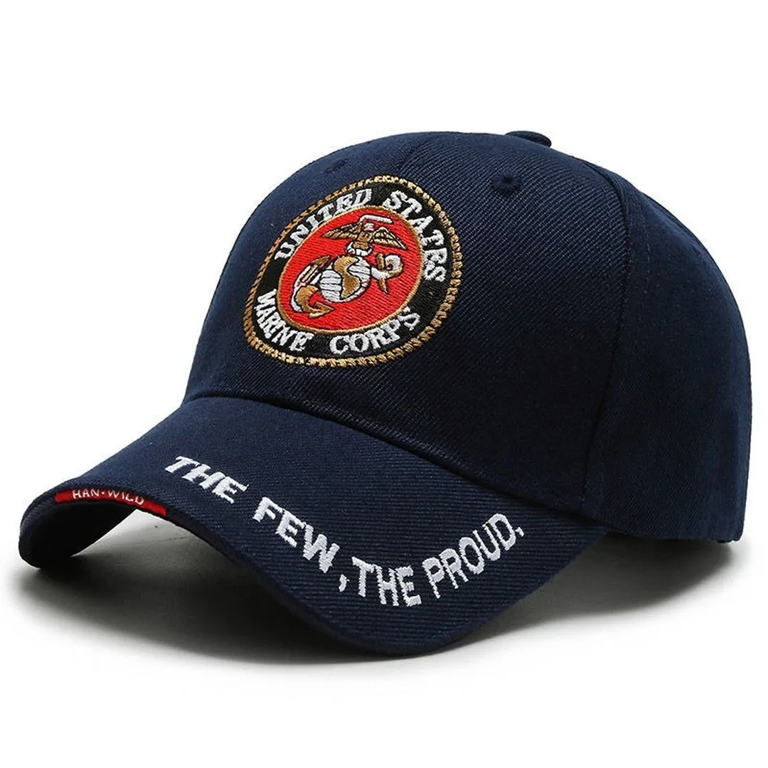 Marine Embroidery Baseball Cap