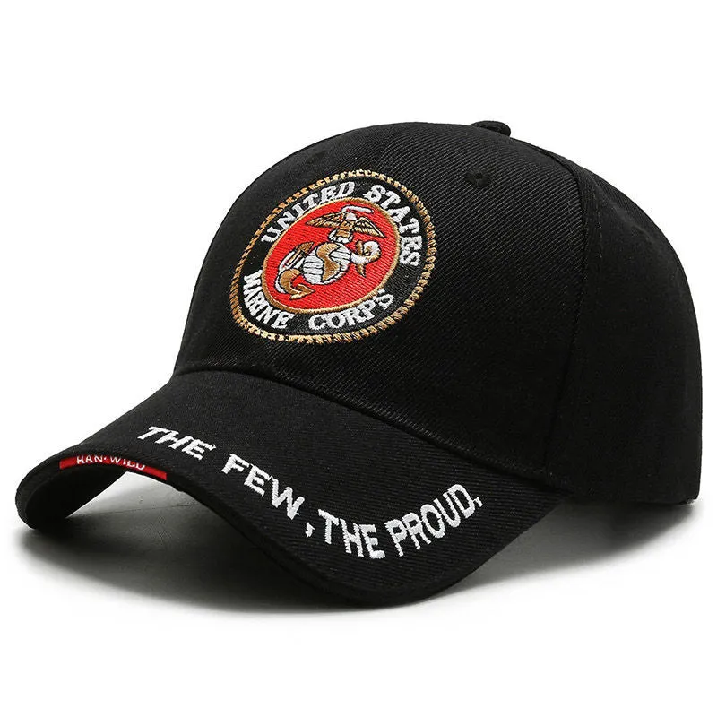 Marine Embroidery Baseball Cap