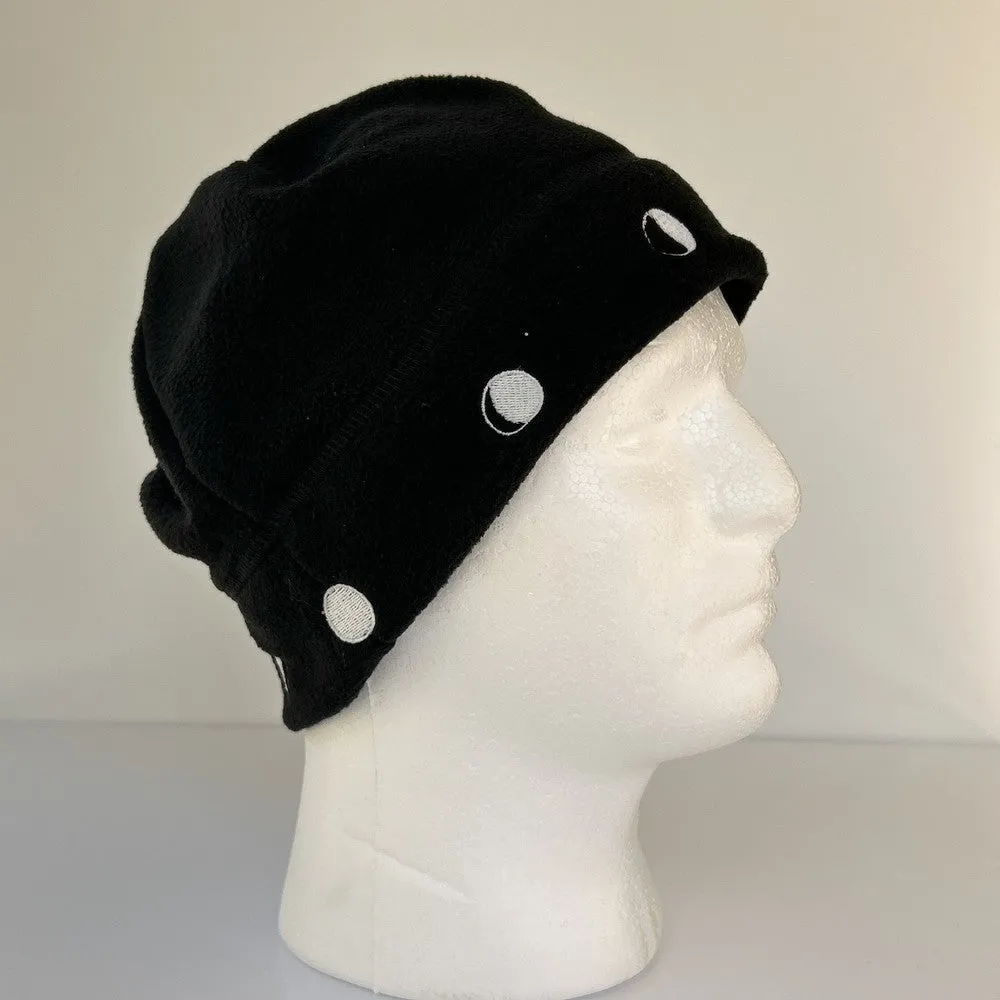 Moon Phases Fleece Beanie