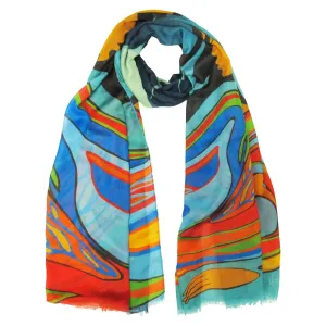 Mother Earth Eco Scarf by Indigenous artist, Maxine Noel