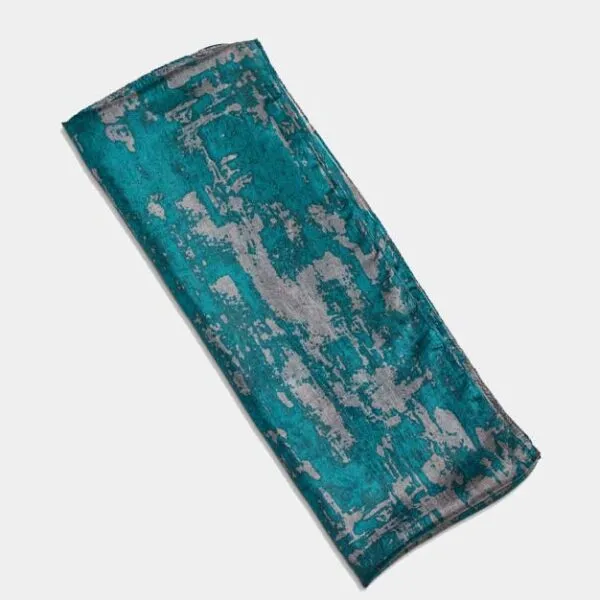 Silk Scarf - Baroque Teal