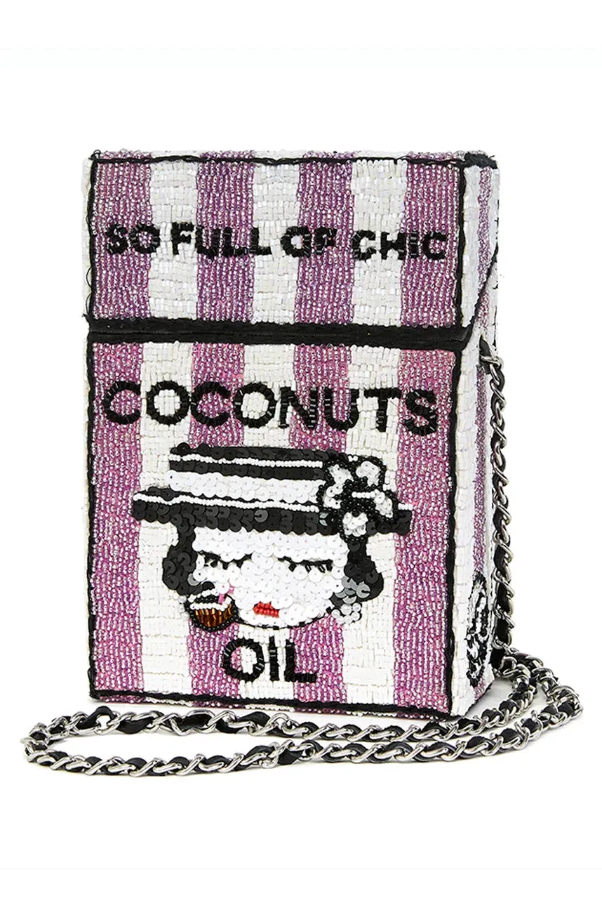 So Full Of Chic Coconut Oil Medium Box Crossbody Bag