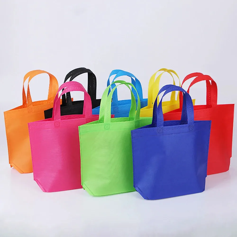 Solid Color Non-Woven Tote Bags