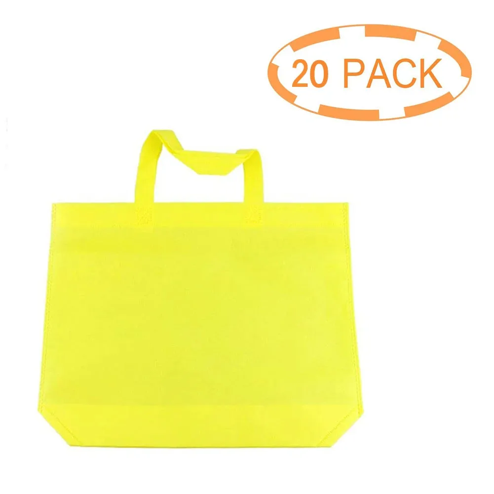 Solid Color Non-Woven Tote Bags