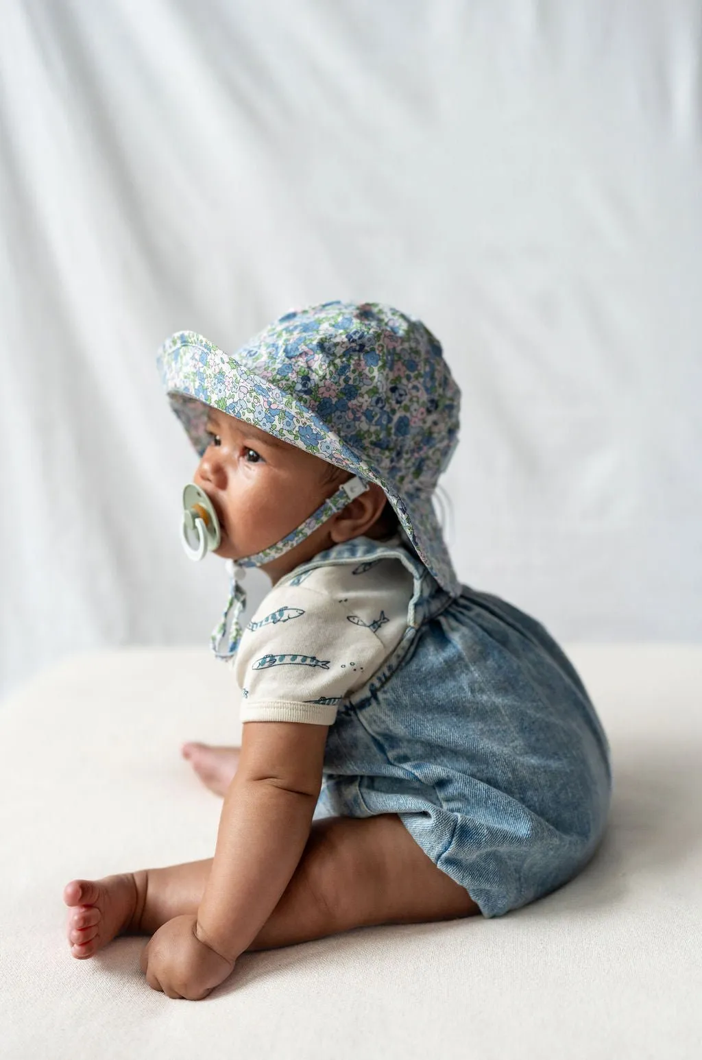 Sophia Wide Brim Infant Hat