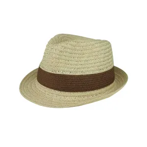 Toyo Braid Fedora Straw Hat