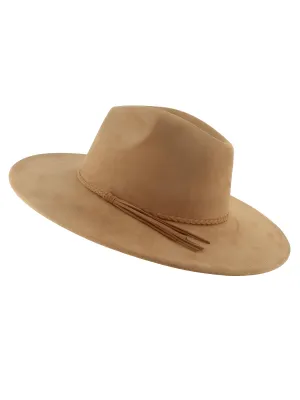 Unisex Suede Wide Brim Fedora - In 30 Colors!