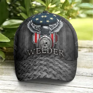 US Eagle Baseball Cap For Welder Metalic Style Coolspod